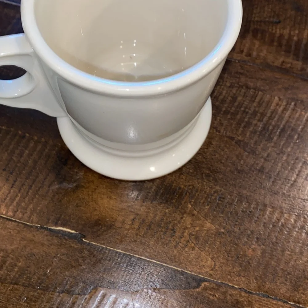 Anthropologie R monogram ceramic coffee/tea mug